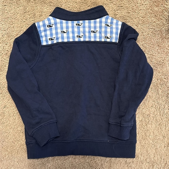 Vineyard Vines Girls 3/4 Zip Sweatshirt size 4T - Picture 4 of 4